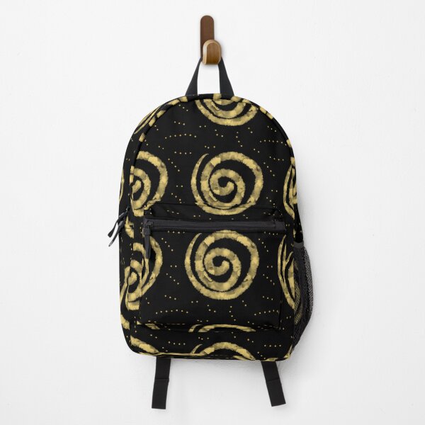 Item preview, Gold Spiral Pattern on Black – Elegant Hand Drawn Abstract Seamless designed and sold by SweetLilith.