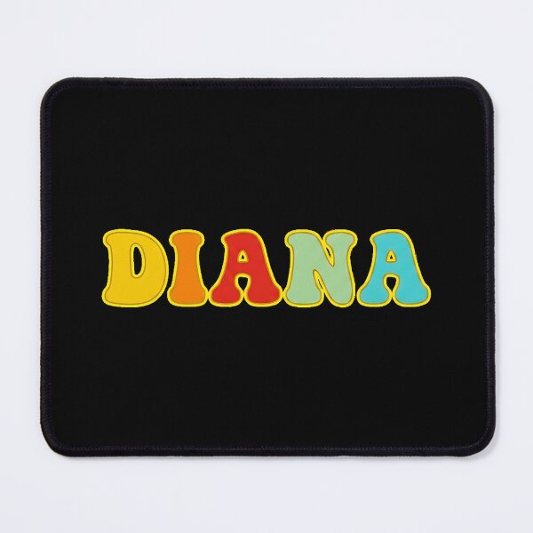 Item preview, ❤️ Diana Personalized Name Wavy Retro Shirt, Coffee Mug, Sticker Gift designed and sold by HelixPedia.