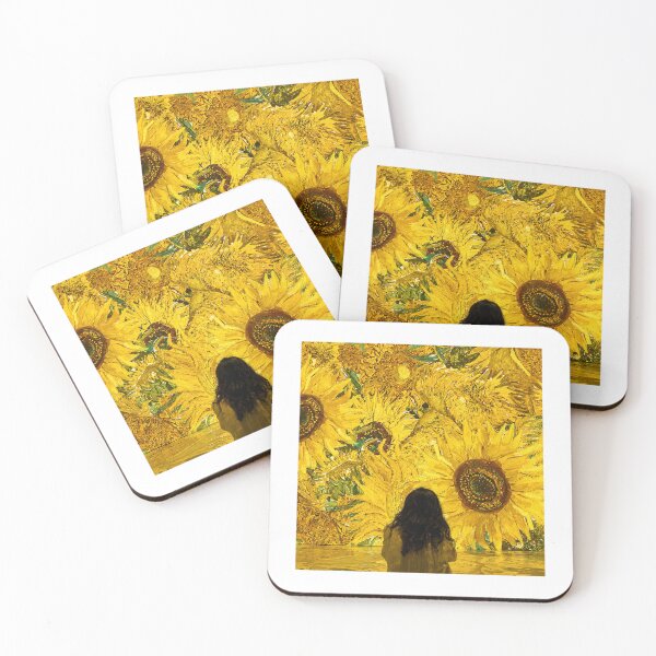 Item preview, Sunflower Dreamscape Golden Floral Aesthetic Art designed and sold by jeehh.