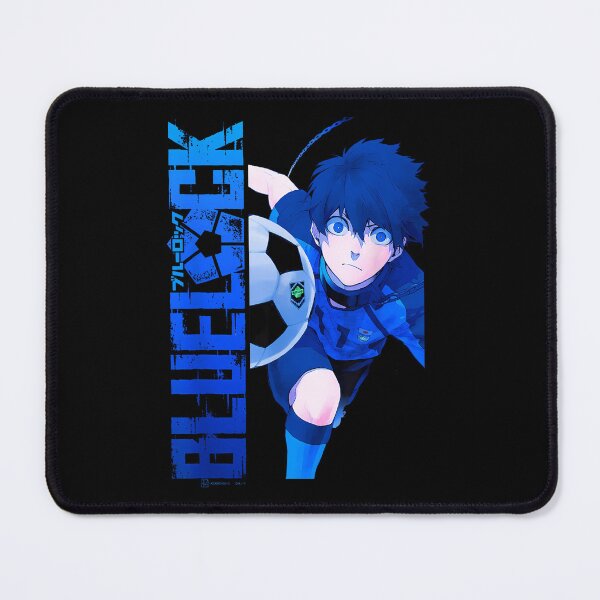 Item preview, Blue Lock Blue Soccer Ball Split Panels   designed and sold by KaidenceHeple.