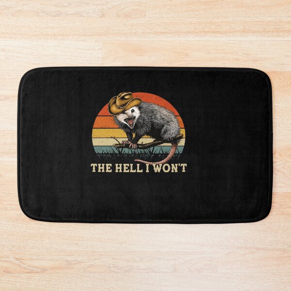Artikelvorschau, The Hell I Won't Possum Cowboy Vintage entworfen und verkauft von MorningJoco.