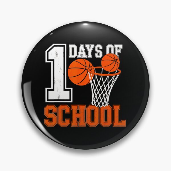 Item preview, 100 Days of School Basketball Celebration with Retro Hoops Style designed and sold by allistermariam.