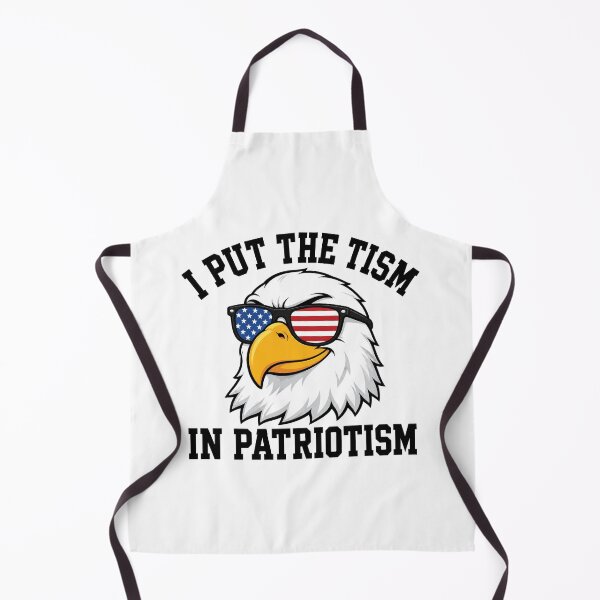 Item preview, I Put The Tism In Patriotism, American Eagle Flag 2 designed and sold by NicowrmSArt.
