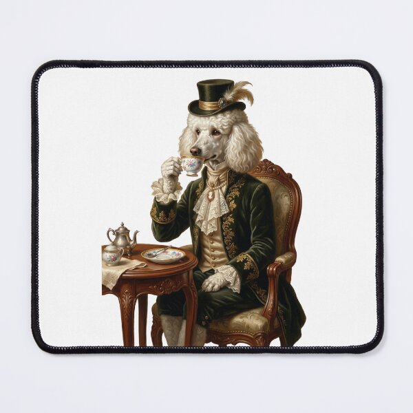 Item preview, Poodle High Tea Aristocrat Victorian Classic Portrait designed and sold by PictoVibe.