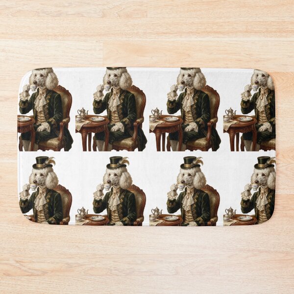 Item preview, Poodle High Tea Aristocrat Victorian Classic Portrait designed and sold by PictoVibe.