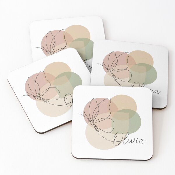 Item preview, Olivia Name Gift for Girls - Elegant One Line Butterfly Aesthetic designed and sold by rich-moda.