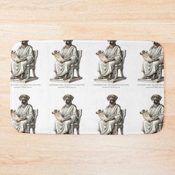 Item preview, Great Dane Classical Philosopher Ancient Greek Dog designed and sold by PictoVibe.