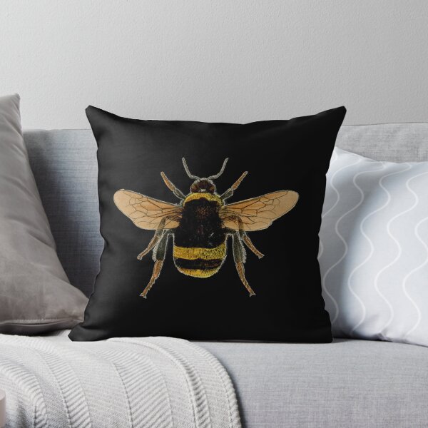 Bumble Bee Throw Pillow