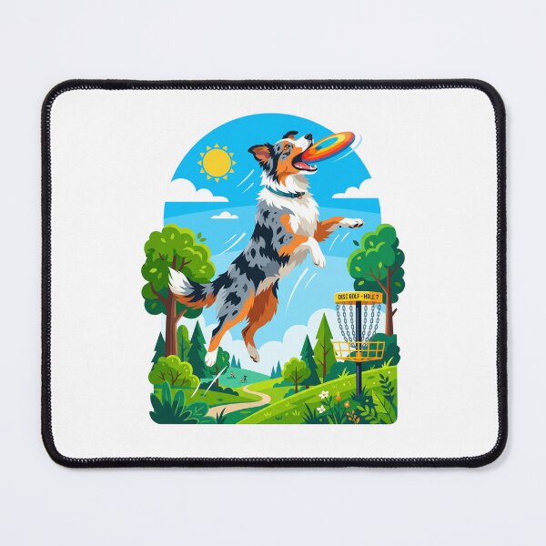 Item preview, Australian Shepherd Disc Golf Flying Frisbee Dog designed and sold by PictoVibe.