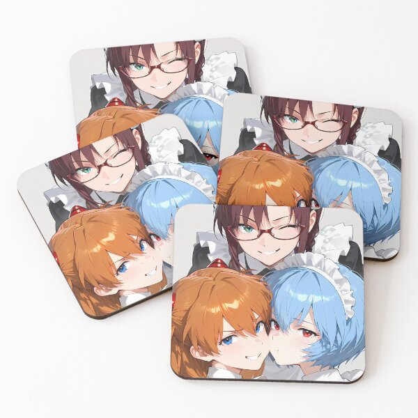 Item preview, Makinami Mari Illustrious Evangelion Maid Trio Playful Wink designed and sold by bystudiolereve.