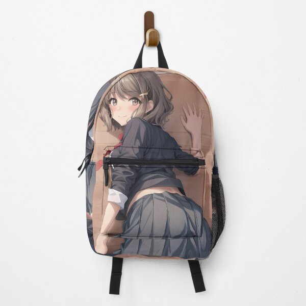 Item preview, Tomoe Koga Bunny Girl Senpai Playful Hallway Smile designed and sold by bystudiolereve.