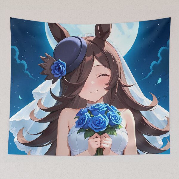 Item preview, Rice Shower Uma Musume Pretty Derby Blue Rose Bridal Moon designed and sold by bystudiolereve.