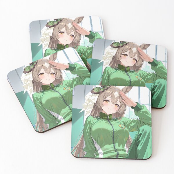 Item preview, Satono Diamond Uma Musume Pretty Derby Green Gym Smile designed and sold by bystudiolereve.