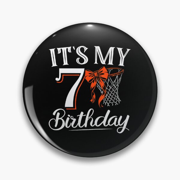 Item preview, Orange Coquette Basketball Seventh Birthday Hoop Party Celebration designed and sold by allistermariam.