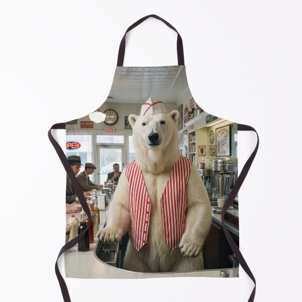Item preview, Polar Bear Is a No Nonsense Soda Jerk designed and sold by Tridentulus.