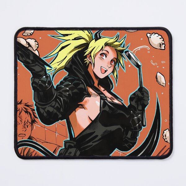Item preview, Nikaido Dorohedoro Dumpling Chef Chaos With Bright Orange Energy designed and sold by MicaheHaffner.