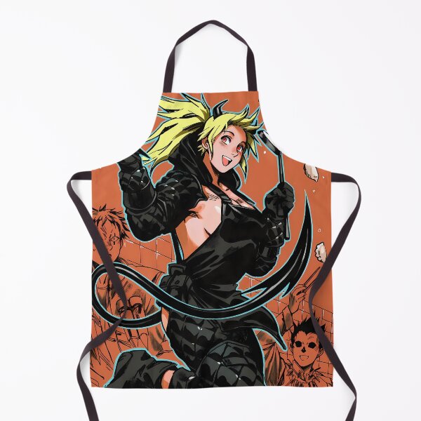 Item preview, Nikaido Dorohedoro Dumpling Chef Chaos With Bright Orange Energy designed and sold by MicaheHaffner.