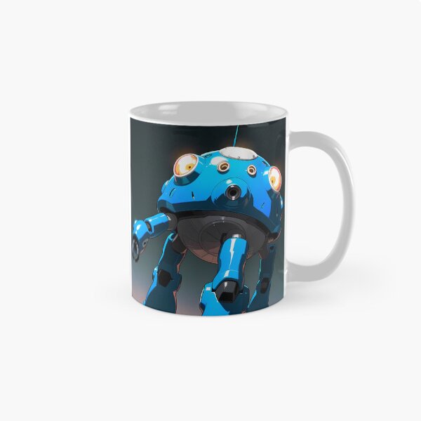 Item preview, Tachikoma Ghost in the Shell Blue Mecha Twilight Cyberpunk Pose designed and sold by MicaheHaffner.