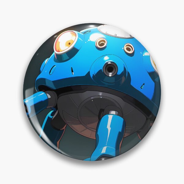 Item preview, Tachikoma Ghost in the Shell Blue Mecha Twilight Cyberpunk Pose designed and sold by MicaheHaffner.