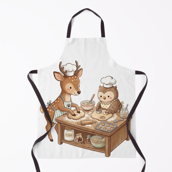 Item preview, Cute Deer and Owl Bakery - Baking Day Cookies designed and sold by TaiwanMemory.
