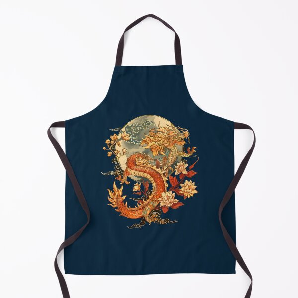 Item preview, Crimson Lunar Floral Dragon Art Noveau T-Shirt designed and sold by GabrielaPeterse.