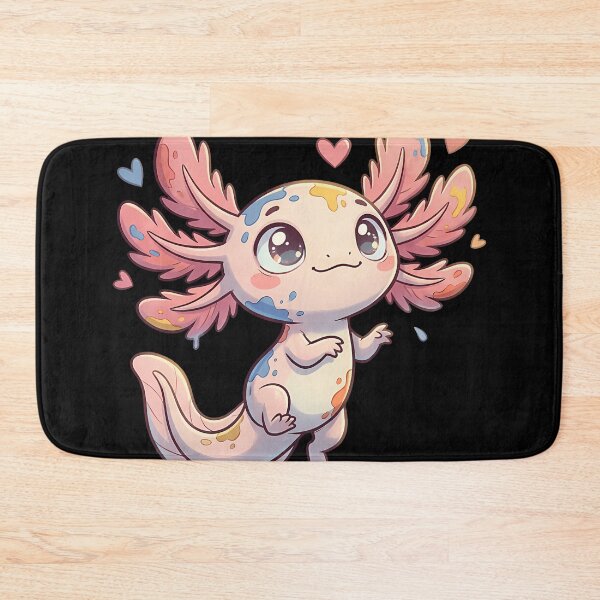 Item preview, Cute Kawaii Axolotl With Hearts Pastel Fantasy Pet T-Shirt designed and sold by GabrielaPeterse.
