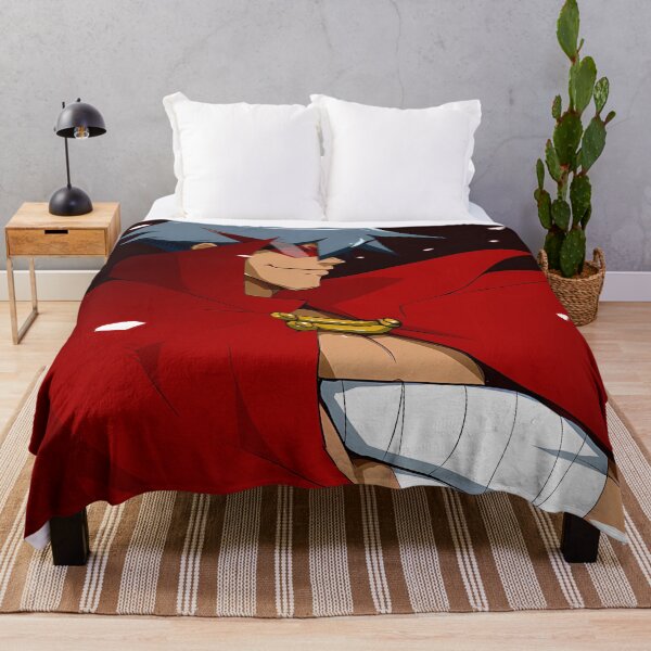 Item preview, Kamina Gurren Lagann Red Cape Confident Anime Smile designed and sold by MicaheHaffner.