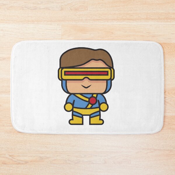 Item preview, Cute Laser Visor Superhero Chibi Sticker | Cartoon Comic Hero Character designed and sold by amareshdas008.