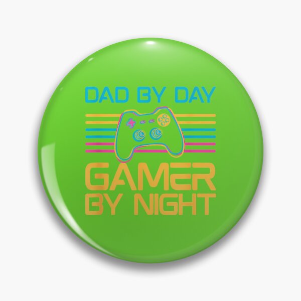 Item preview, Dad By Day Gamer By Night Video Games Lover Gamer Dad T-Shirt designed and sold by GabrielaPeterse.