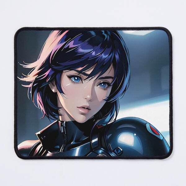 Item preview, Motoko Kusanagi Ghost in the Shell Blue Neon Sentinel designed and sold by MicaheHaffner.