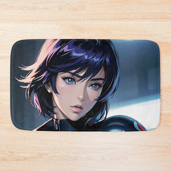 Item preview, Motoko Kusanagi Ghost in the Shell Blue Neon Sentinel designed and sold by MicaheHaffner.