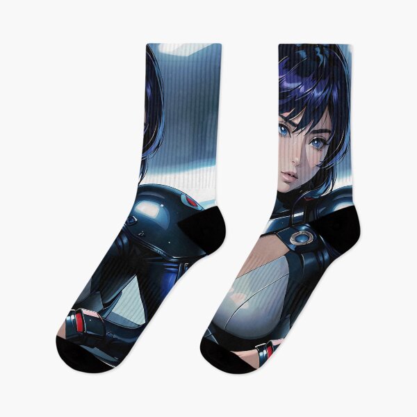Item preview, Motoko Kusanagi Ghost in the Shell Blue Neon Sentinel designed and sold by MicaheHaffner.