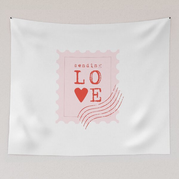 Item preview, sending love stamp designed and sold by FloFlo8468.