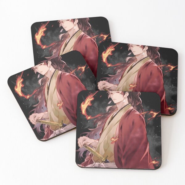 Item preview, Yoriichi Tsugikuni Demon Slayer Flame Aura Portrait designed and sold by MicaheHaffner.
