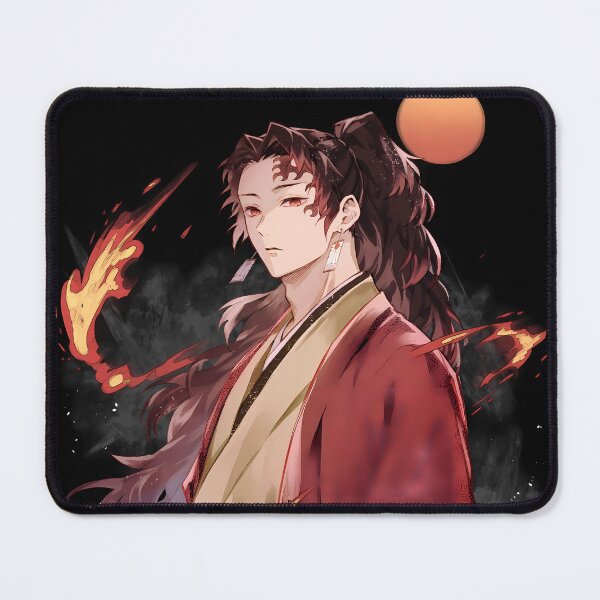 Item preview, Yoriichi Tsugikuni Demon Slayer Flame Aura Portrait designed and sold by MicaheHaffner.