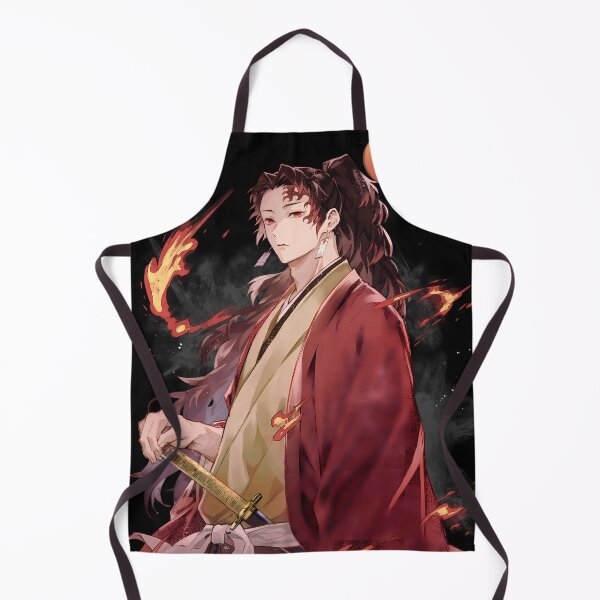 Item preview, Yoriichi Tsugikuni Demon Slayer Flame Aura Portrait designed and sold by MicaheHaffner.