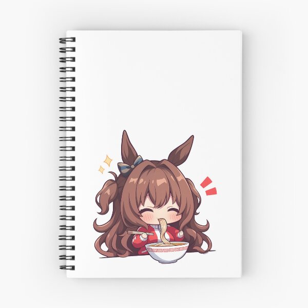 Item preview, Maruzensky Uma Musume Chibi Ramen Classic Cheerful Slurp designed and sold by mildaclairmo.
