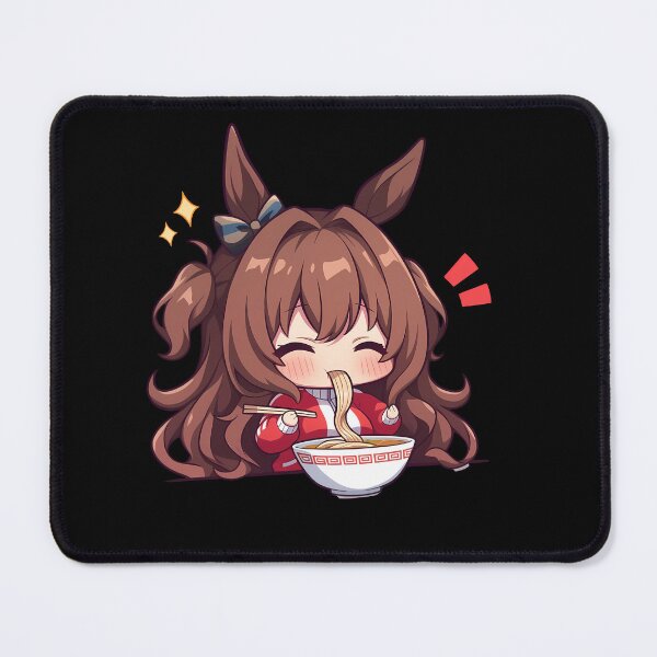 Item preview, Maruzensky Uma Musume Chibi Ramen Classic Cheerful Slurp designed and sold by mildaclairmo.