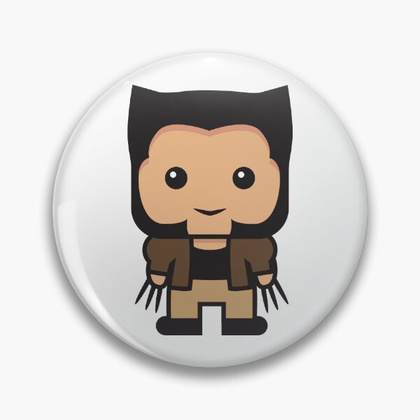 Item preview, Cute Clawed Mutant Hero Chibi Sticker | Cartoon Comic Characte | Minimal Comic Style Design designed and sold by amareshdas008.