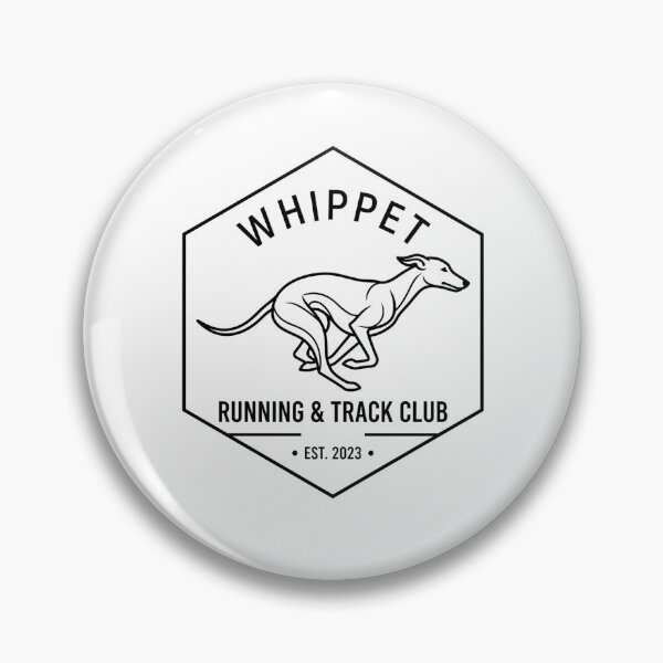 Item preview, Whippet Running Track Club Sleek Silhouette Dog designed and sold by PictoVibe.