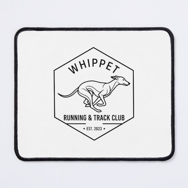 Item preview, Whippet Running Track Club Sleek Silhouette Dog designed and sold by PictoVibe.