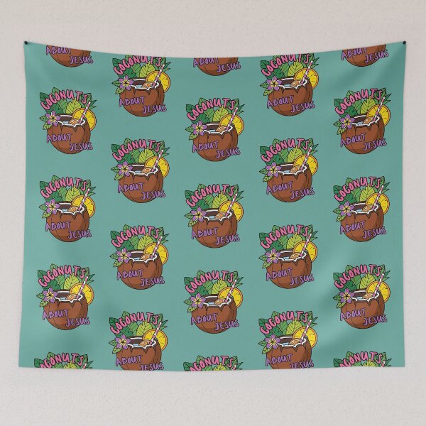 Item preview, Coconuts About Jesus Love Co Co Nuts Tropical Drink Beach Summer Cocktail designed and sold by Forevermore.