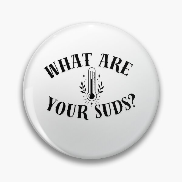 Item preview, What Are Your SUDS Sticker designed and sold by TheStickerPsych.