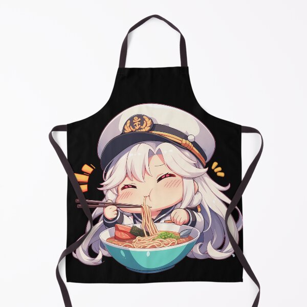 Item preview, Enterprise Azur Lane Chibi Ramen Captain Snack Victory designed and sold by mildaclairmo.
