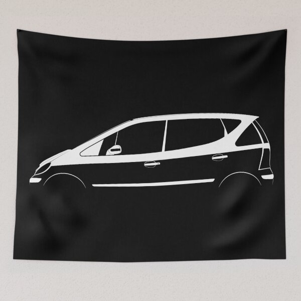 Item preview, A-Class (W168) (White) designed and sold by Car Silhouettes.