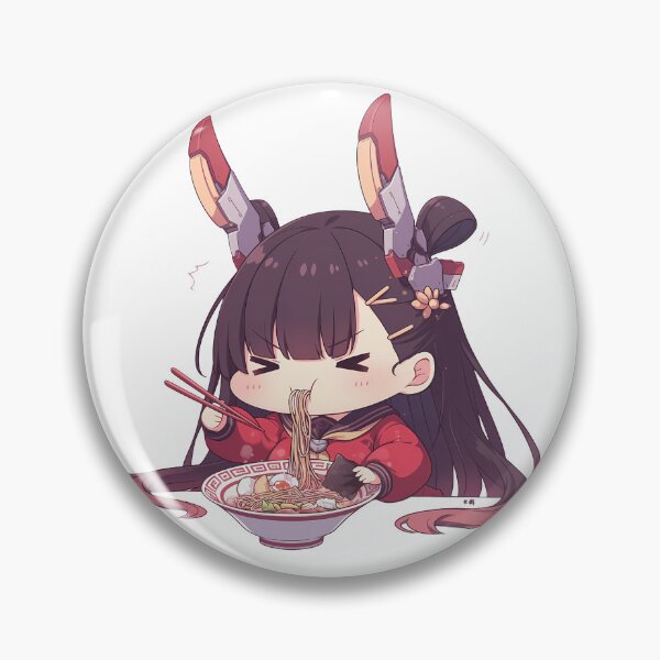 Item preview, Noshiro Azur Lane Kawaii Ramen Chibi Naval Noodle Moment designed and sold by mildaclairmo.