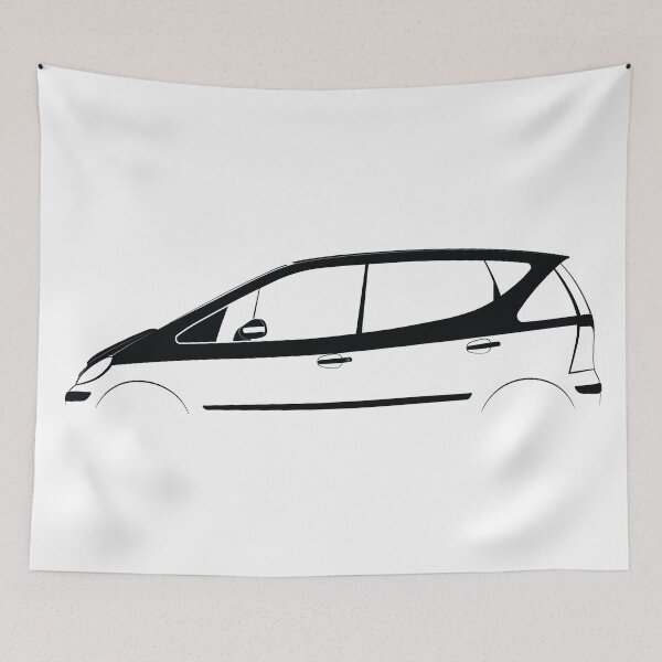 Item preview, A-Class (W168) (Black) designed and sold by Car Silhouettes.