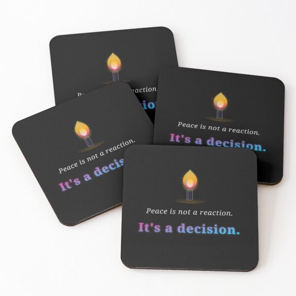 Item preview, Peace Is Not a Reaction Its a Decision designed and sold by TheEccentricVox.