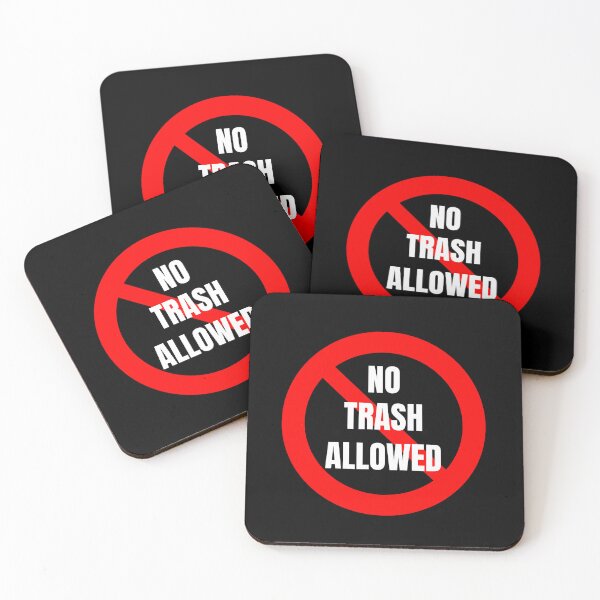 Item preview, No Trash Allowed designed and sold by MayaCordalia.