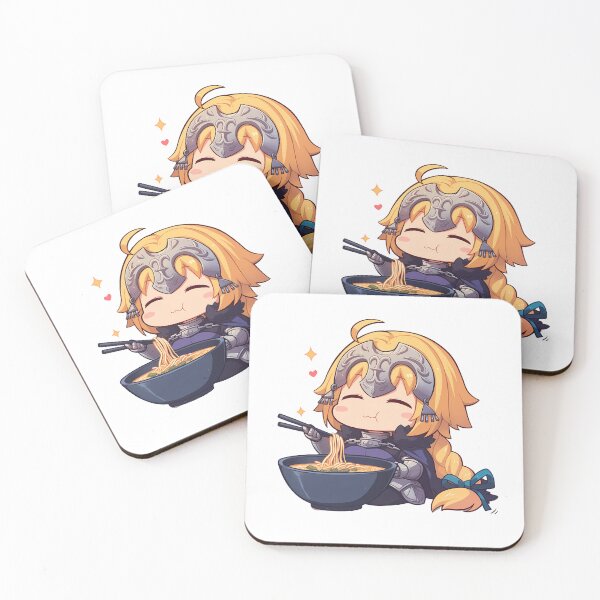 Item preview, Jeanne dArc Fate Grand Order Kawaii Ramen Chibi Knight Smile designed and sold by mildaclairmo.